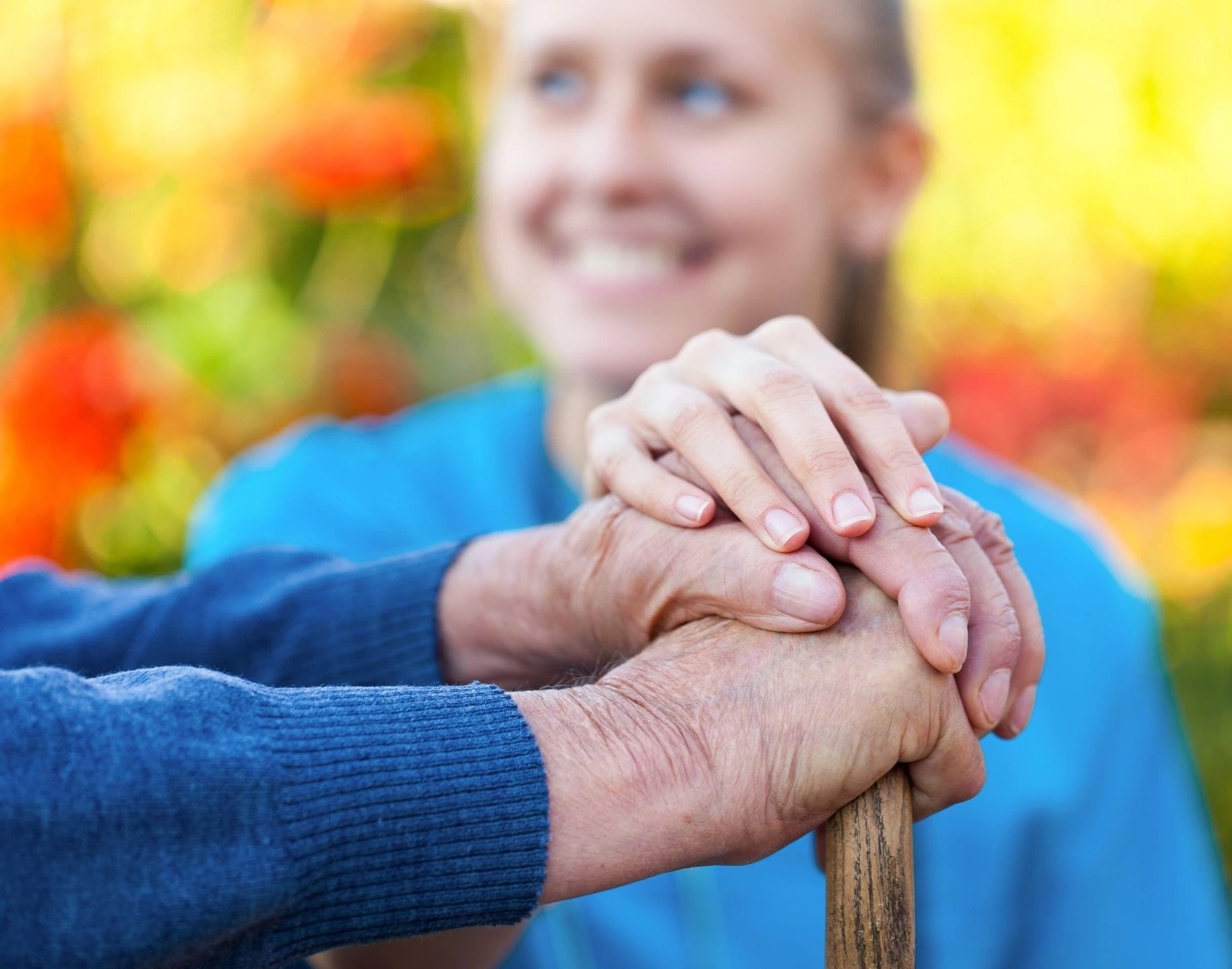 A nurse providing treatment at a retirement home near St. Charles County, MO